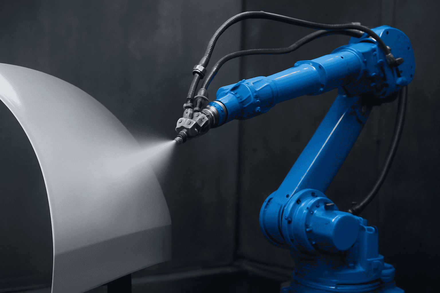 Spray painting coating