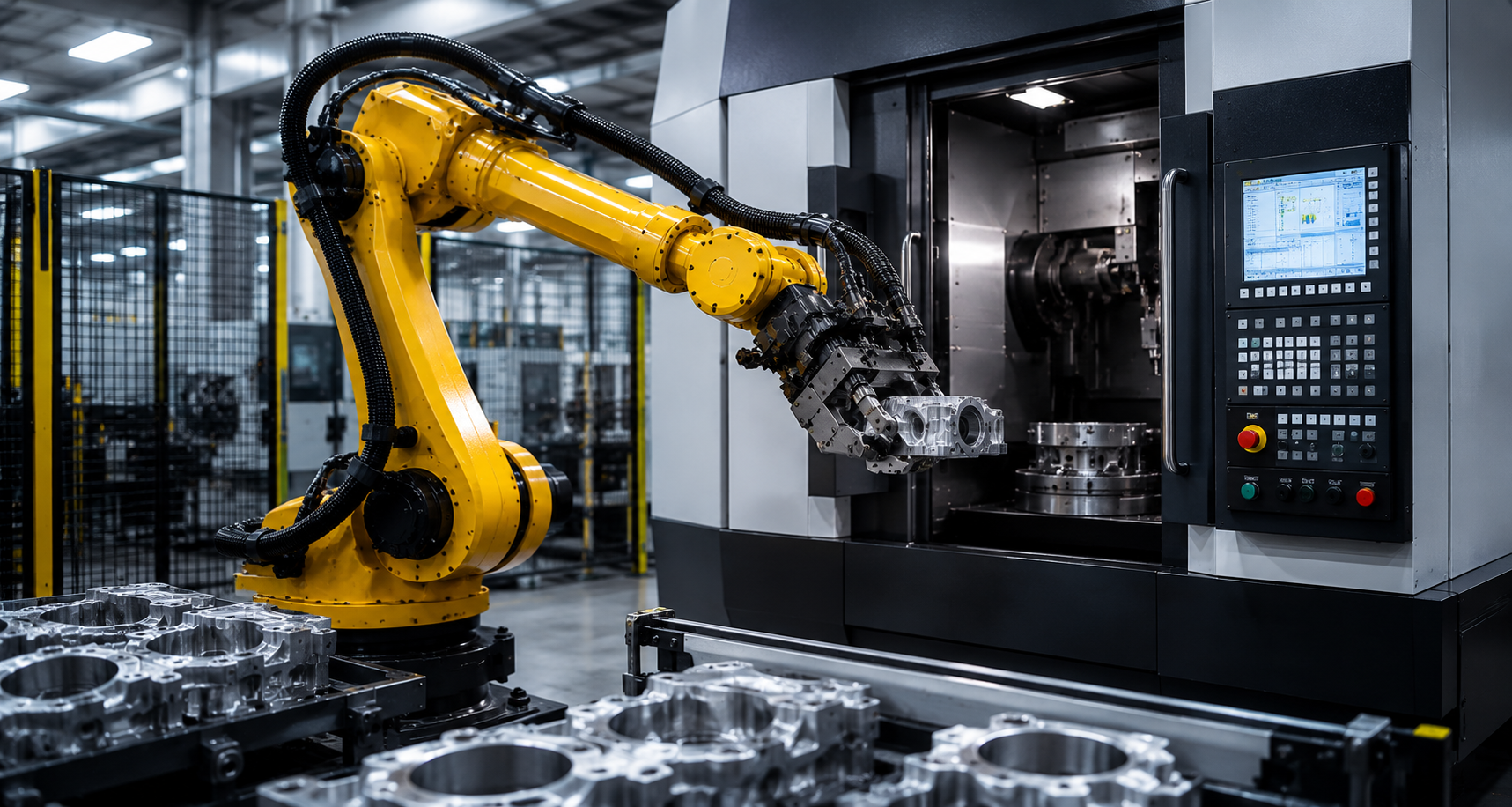 Automated machining in action