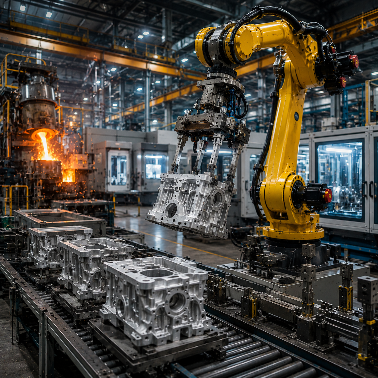 Industrial robotics in action