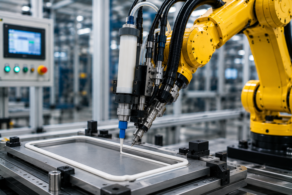 Precision sealant application in automation