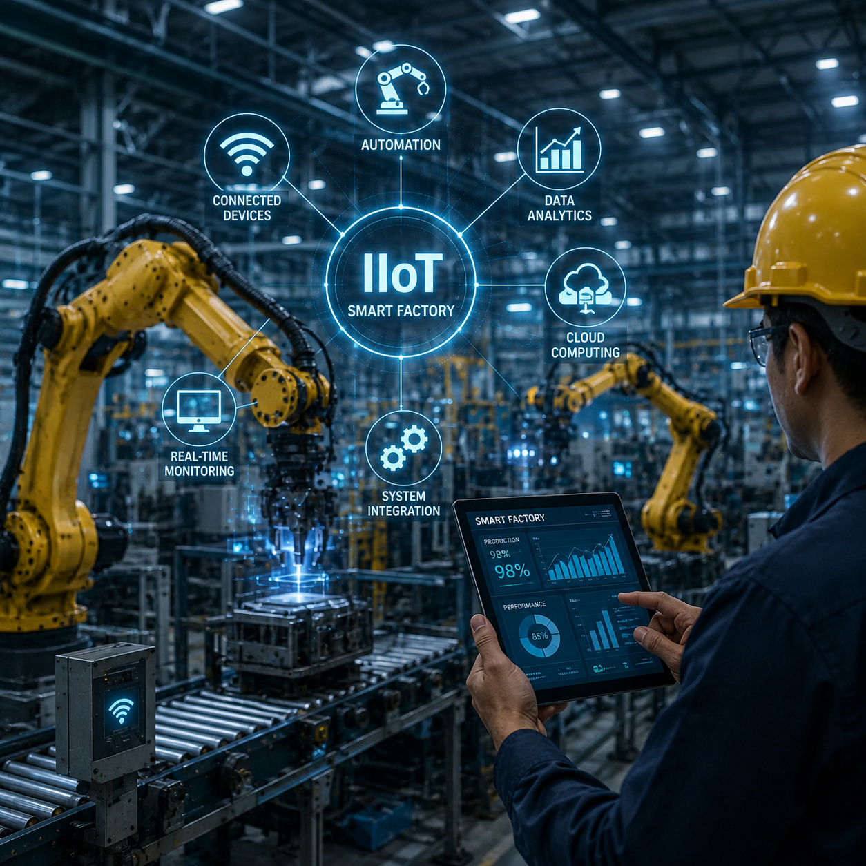 Smart factory automation in action