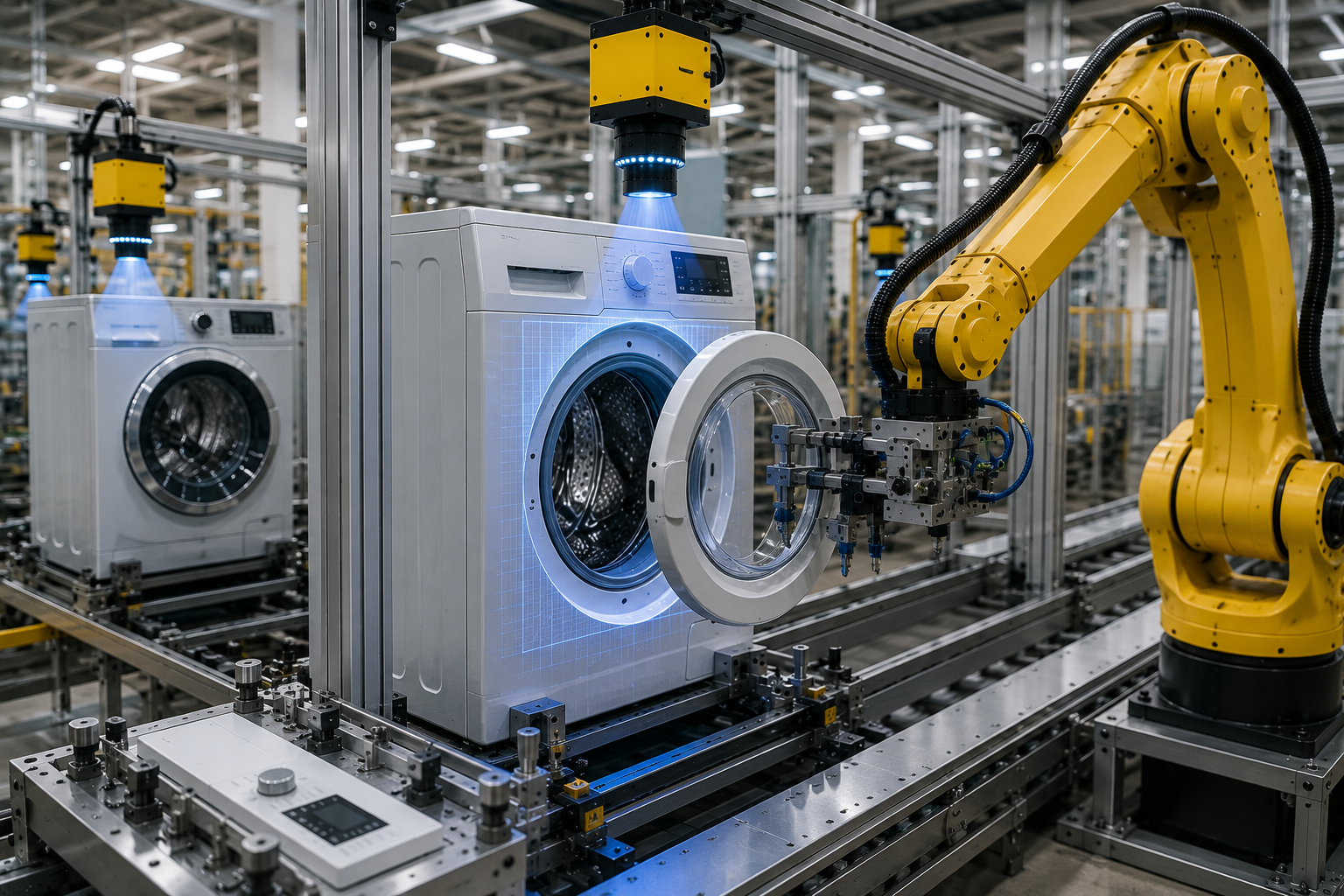 Automated washing machine assembly line (1)