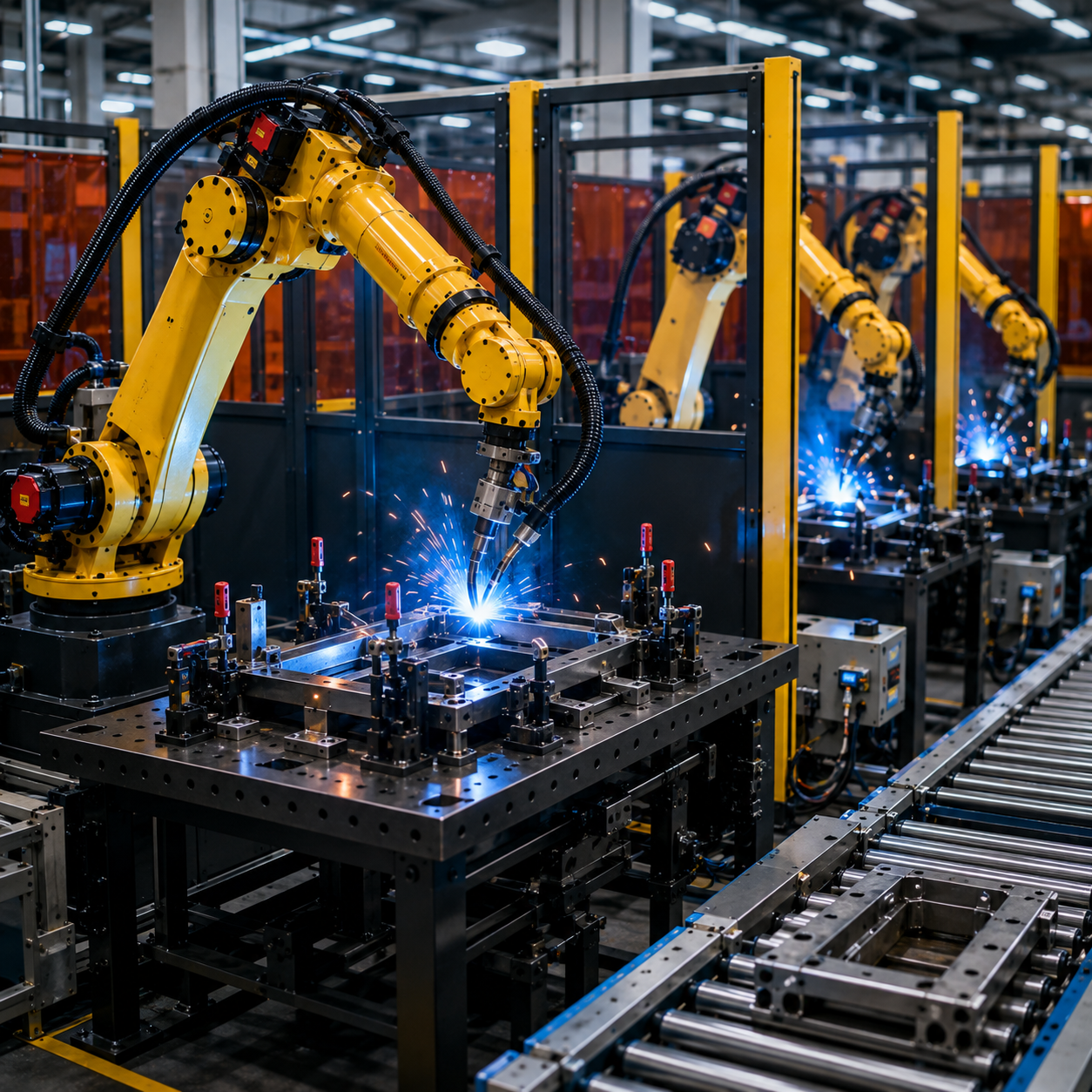 Automated Robotic Welding Cell