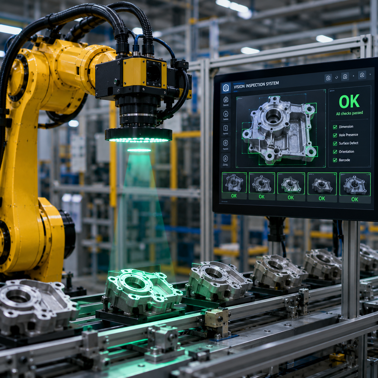 Robotic Vision Inspection Line