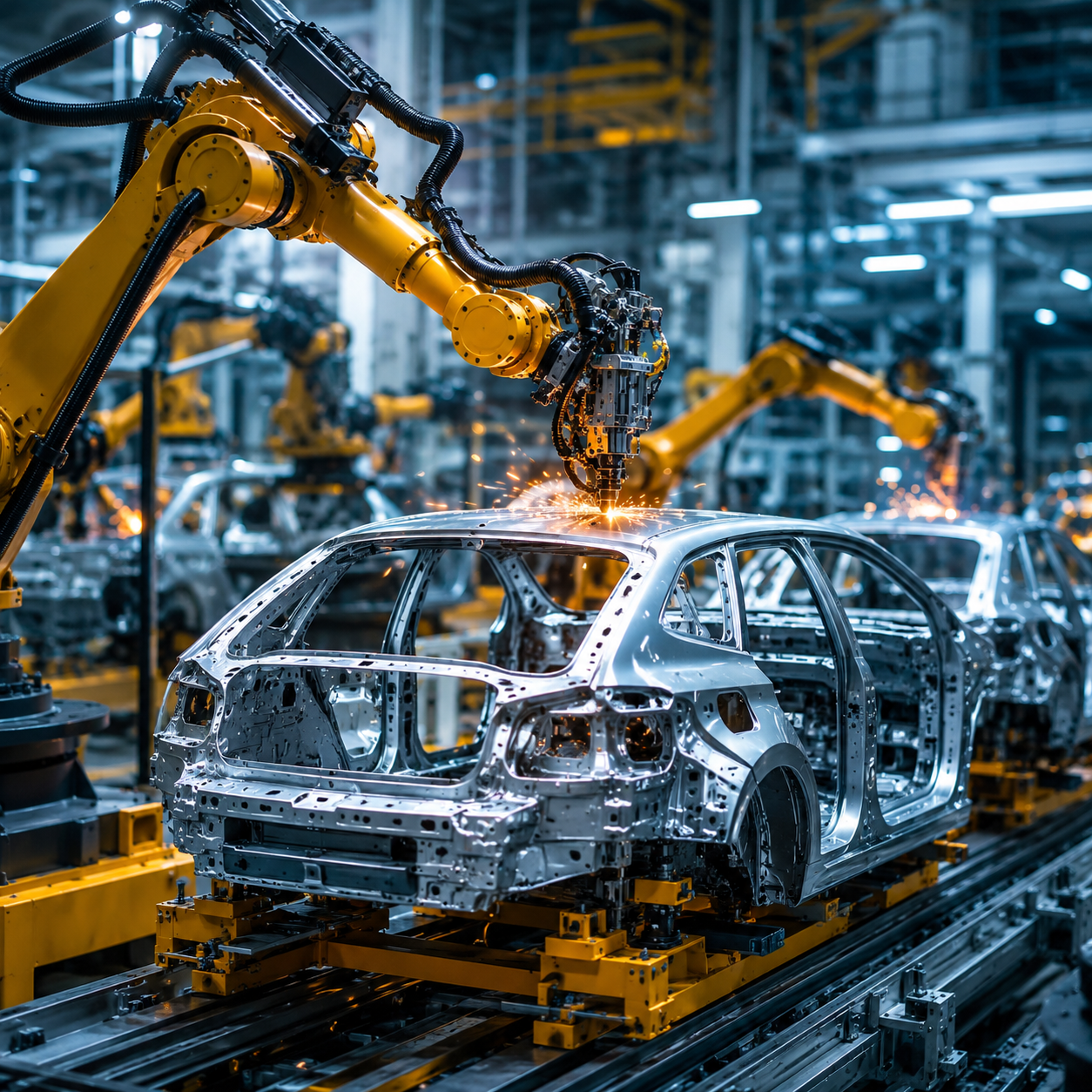 Robotic Welding on the Assembly Line