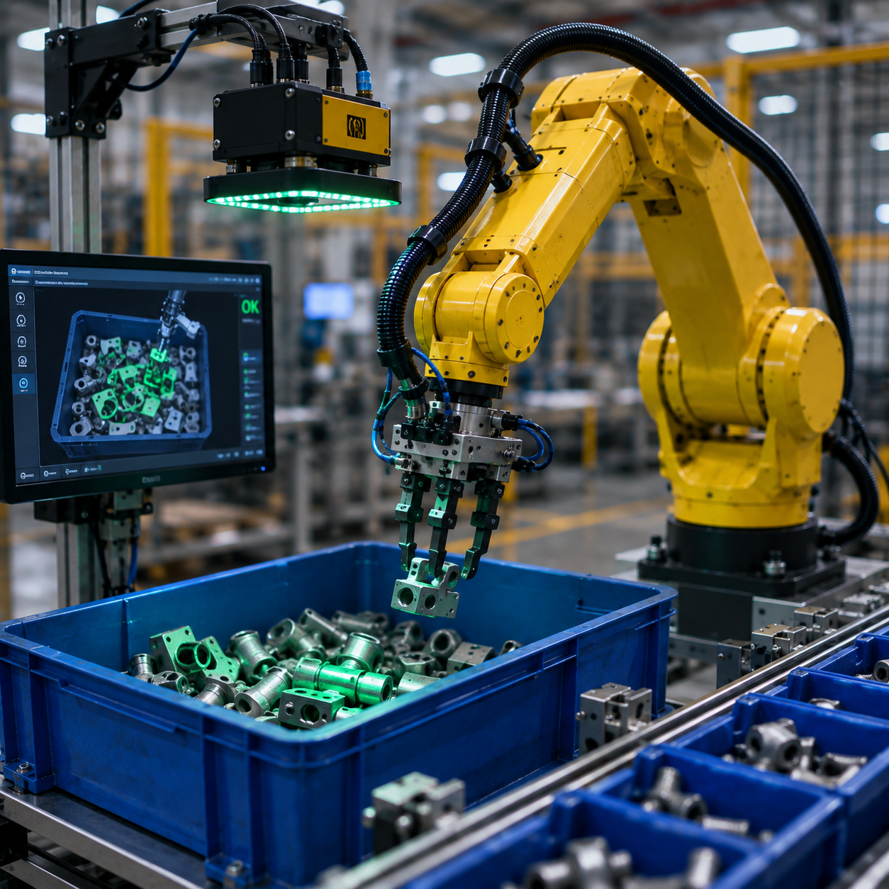 Vision Guided Robotic Bin Picking