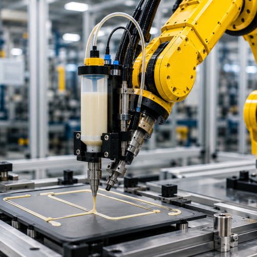 Automated dispensing in a modern factory