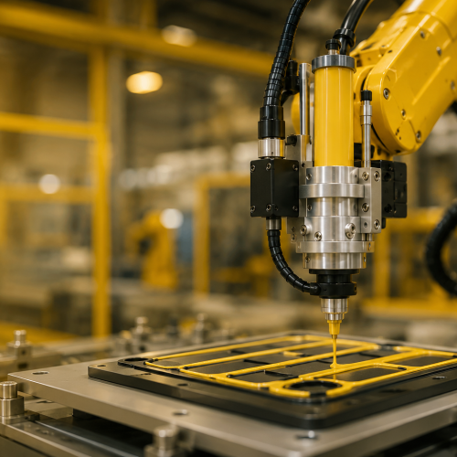 Industrial robotic assembly