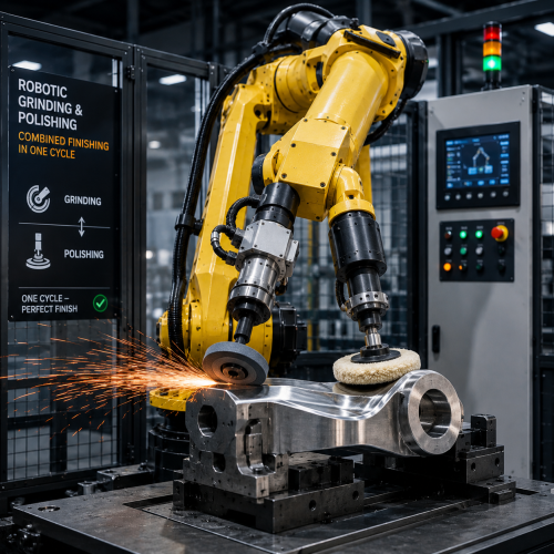 Robotic Grinding and Polishing Cell